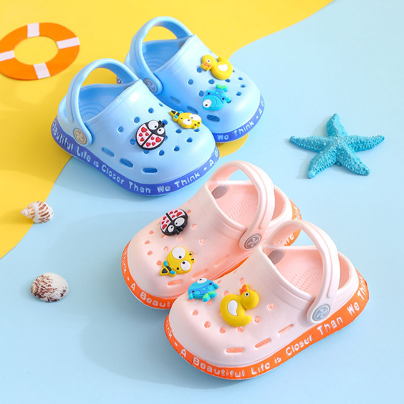 Kids Slippers for Boys Girls Cartoon Shoes Summer Toddler Image