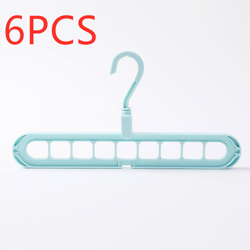 9-hole Clothes Hanger Organizer Space Saving Hanger Image