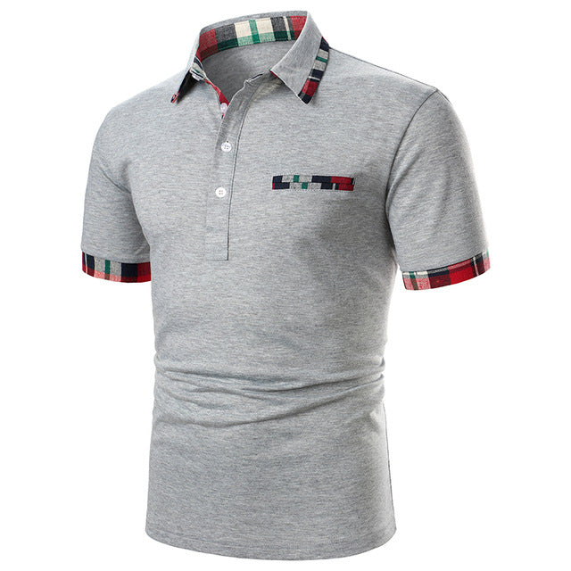 Men Polo Men Shirt Short Sleeve Polo Shirt Image