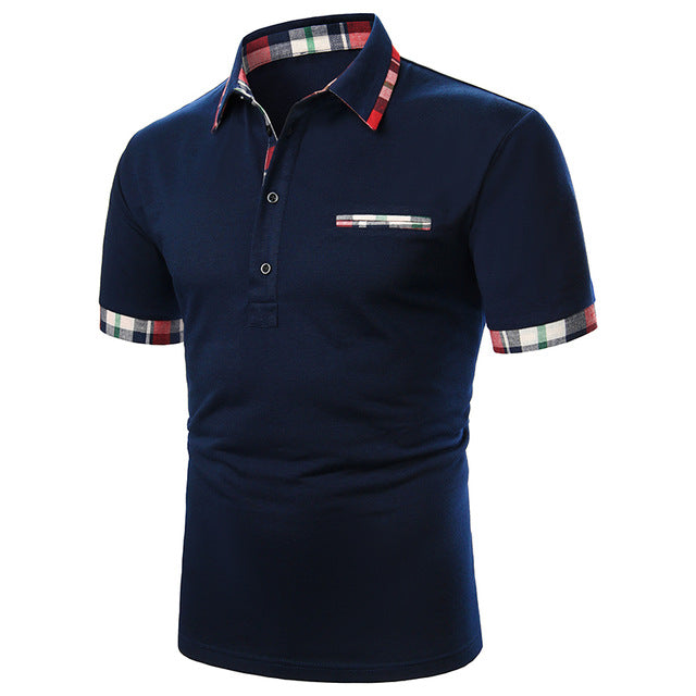 Men Polo Men Shirt Short Sleeve Polo Shirt Image