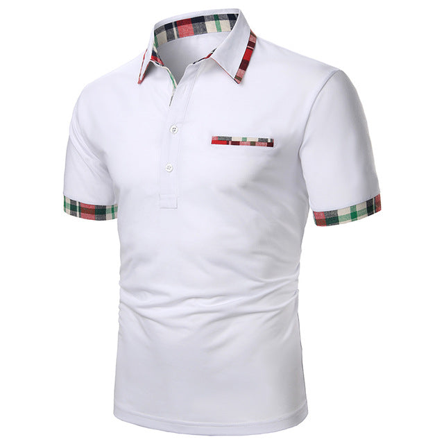 Men Polo Men Shirt Short Sleeve Polo Shirt Image