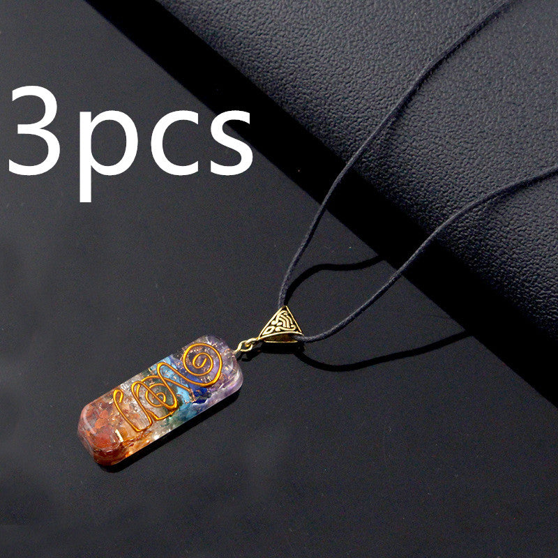 Gravel Seven Chakra Spirit Pendant Image