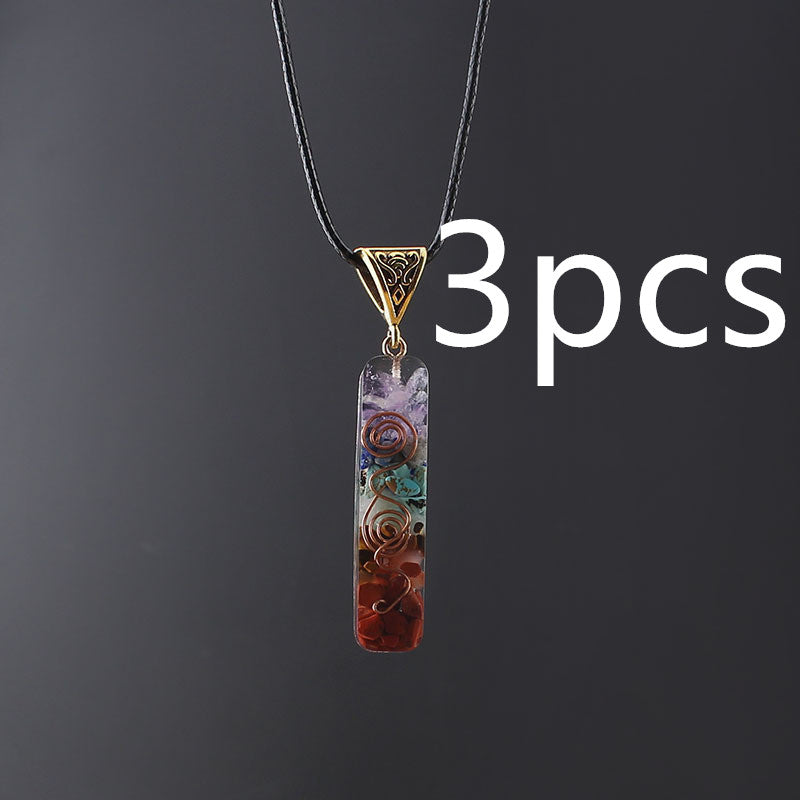 Gravel Seven Chakra Spirit Pendant Image