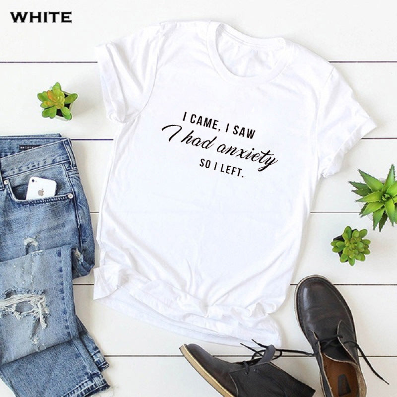 Women Graphic Slogan Tee Funny Shirts Clothing Gift Women T-shirts Image