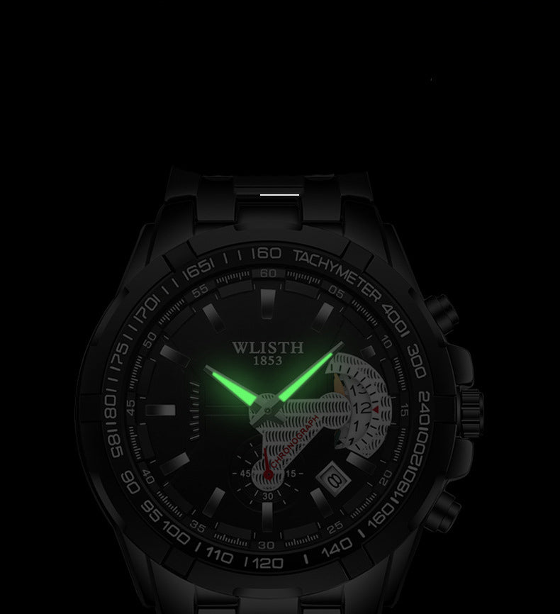 Quartz watch men''s watch waterproof sports watch men''s wristwatch Image