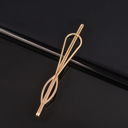 Hollow Word Clip Hair Accessories Paper Clip Hair Clip