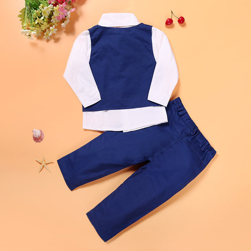 Casual Clothing Suits Boys' Clothes Vests Gentleman Suits Image