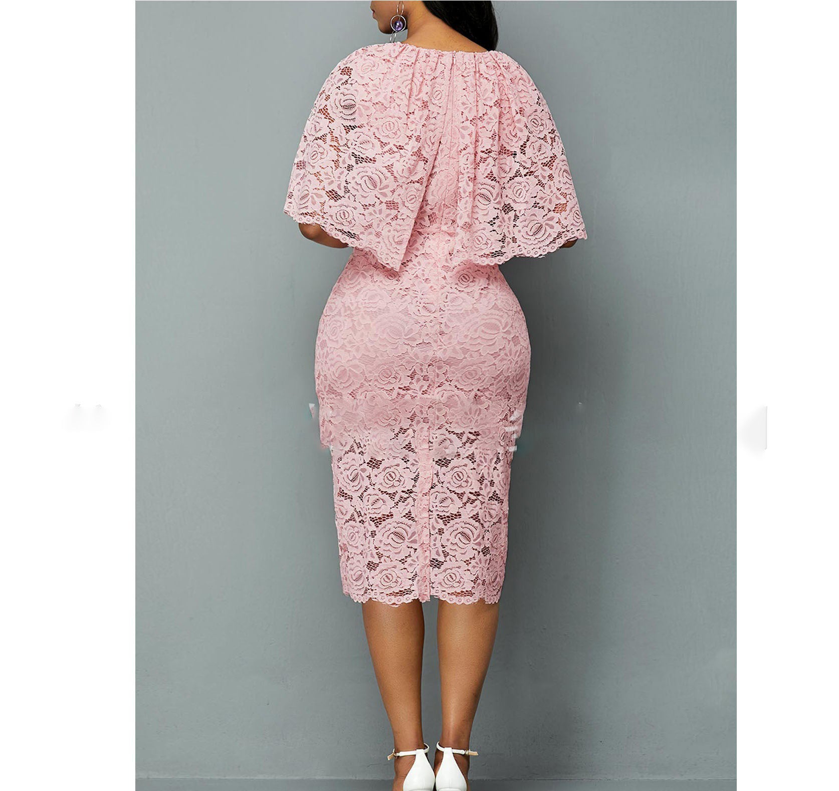 MD African Lace Dresses For Women Fashion New Africa Sexy Wedding Outfit 4XL 5XL Plus Size Maxi Dress Dashiki Ankara Robe Image