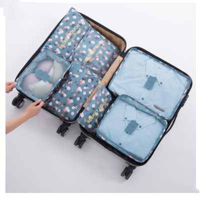 Durable Waterproof Nylon Packing Cube Travel Organizer Bag Image