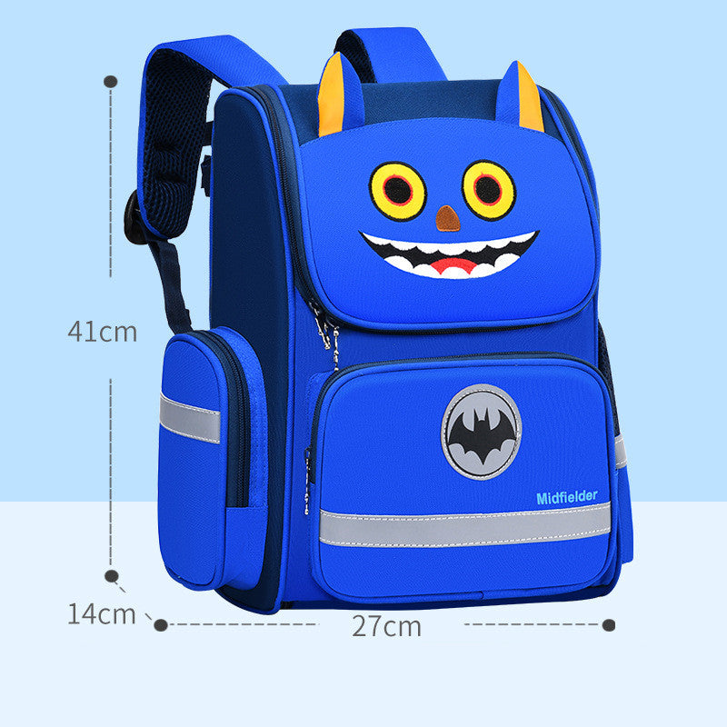 Childrens School Bags Primary School Students Grades 1 to 6 Printing Image