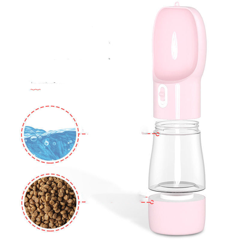 Pet Bottle Walking The Dog Out Kettle Dog Waterer Image