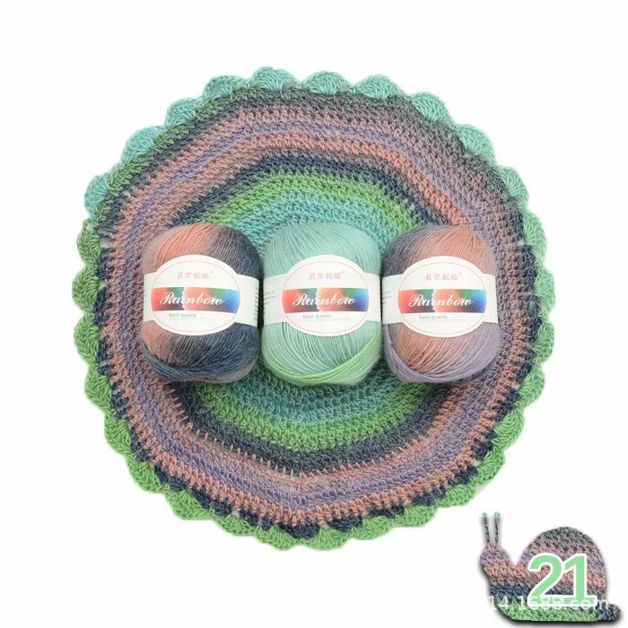 Rainbow ball of yarn Image