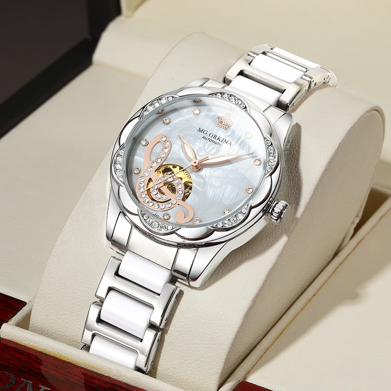 New Designer Mechanical Watches Women Luxury Top Brand Ceramic Image