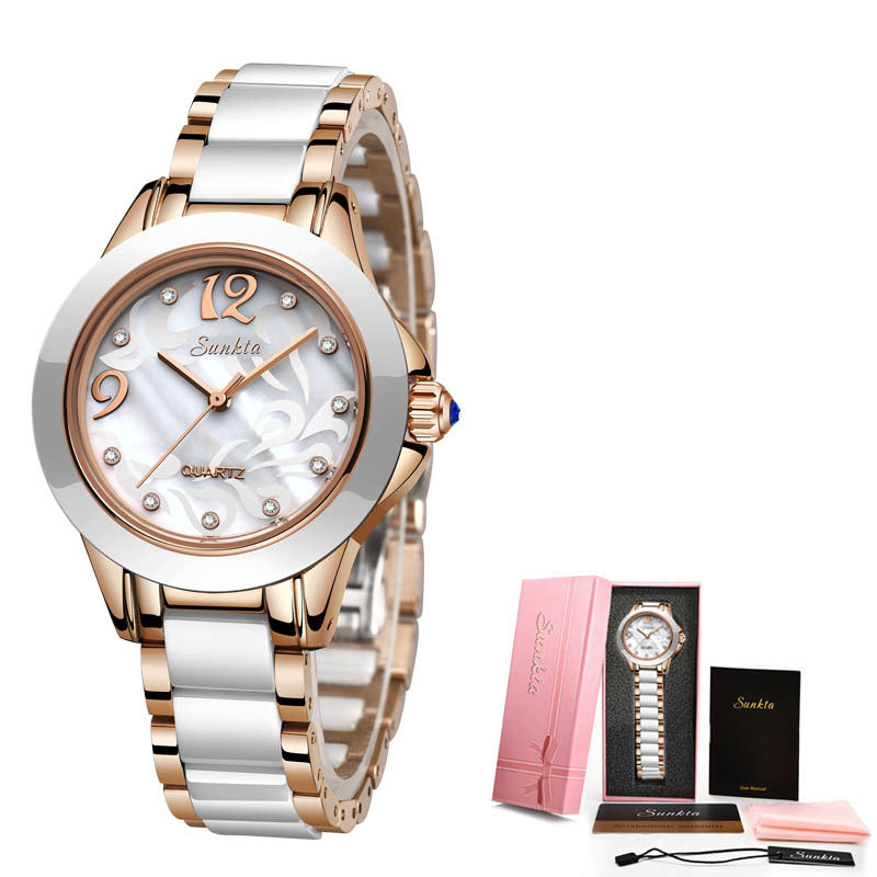 Ceramic Ladies Watches Exquisite High-end Watches Image