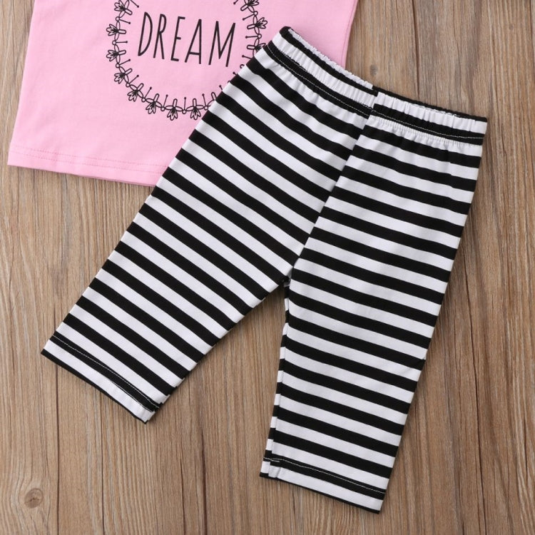 Toddler Kids Baby Girl 1T-6T Hoodie Top Pants Striped Leggings Headband Outfit Clothes Image