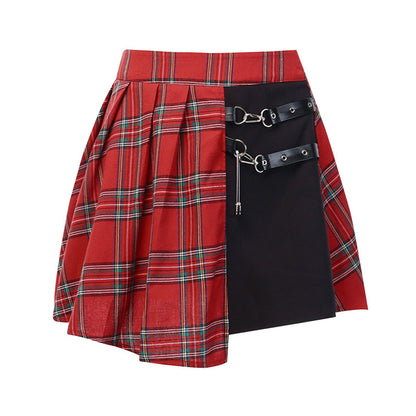 Gothic Pleated Short Skirt Skirt Women