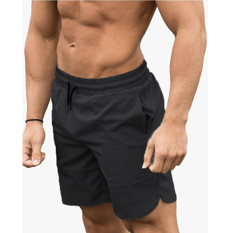 Fitness Shorts Casual Sports Running Five-Point Pants Men'S Basketball Training Quick-Drying Pants Image