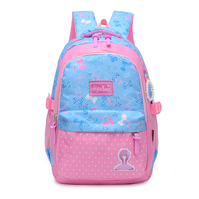 New Style Children's School Bag Korean Girl Load-Reducing Backpack Image