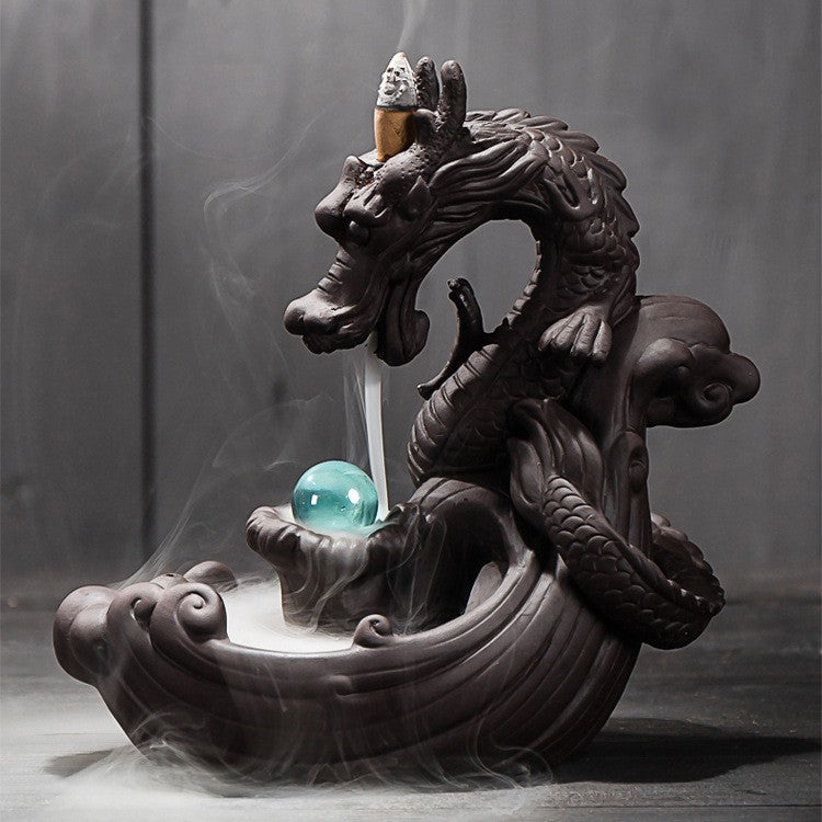 Multi-layers Ceramic Back flow Incense Burner Image