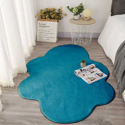 Cute White Cloud Floor Mat, Bedside Mat, Photo Carpet