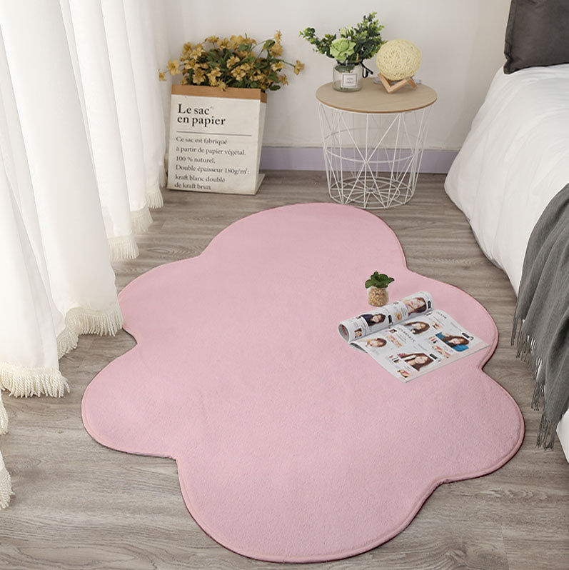 Cute White Cloud Floor Mat, Bedside Mat, Photo Carpet Image