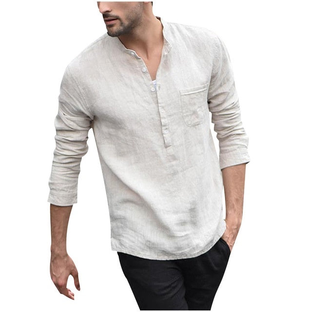 Plaid Collar Tops Turn Down Men Shirts Clothing Image