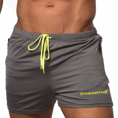 Mens Quick-drying Fitness Swimming Trunks Swimwear Sports Gym Run Shorts Casual Summer Beach Board Shorts Image