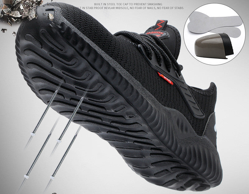 Breathable Safety Shoes Anti-smashing Work Safety Shoes Image