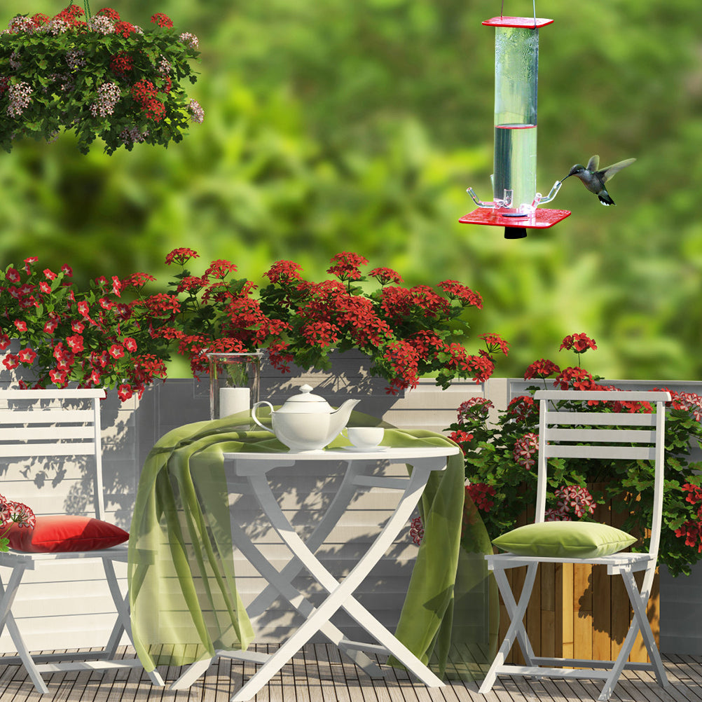 Hanging Cylindrical Bird Feeder Hummingbird Bird Feeder Image