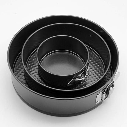 3PCS SET Non Stick Cake Tier Mold Baking Pan Tray Spring Form Round Bakeware