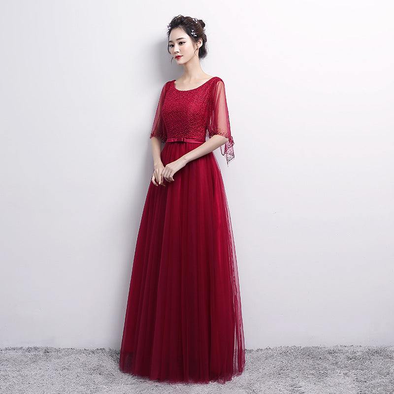 Banquet Evening Dress Female Spring New Fashion Annual Meeting Host Dress Chorus Performance Long Dress Image