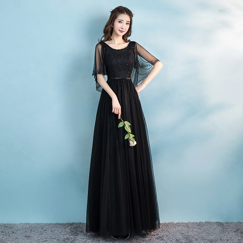 Banquet Evening Dress Female Spring New Fashion Annual Meeting Host Dress Chorus Performance Long Dress Image