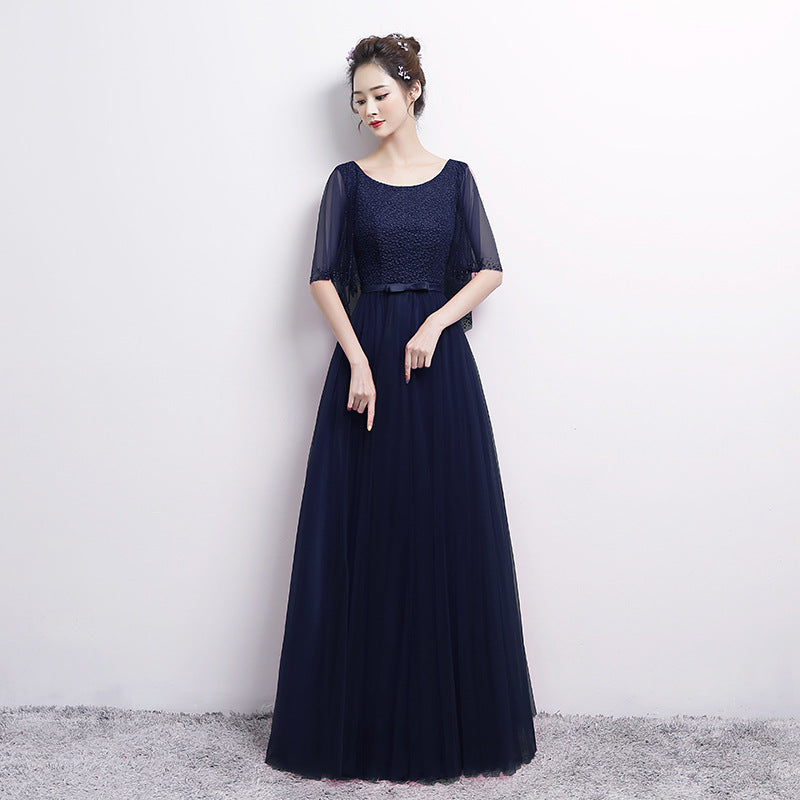 Banquet Evening Dress Female Spring New Fashion Annual Meeting Host Dress Chorus Performance Long Dress Image