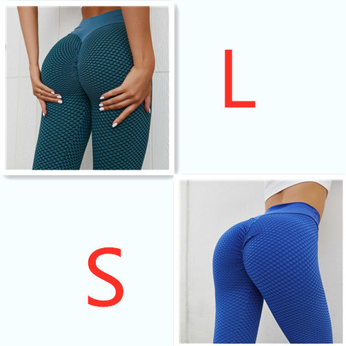 Plaid Leggings Fitness Yoga Pants Women's Seamless High Waist Leggings Breathable Gym Image