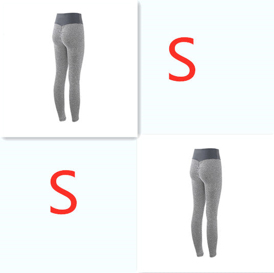 Plaid Leggings Fitness Yoga Pants Women's Seamless High Waist Leggings Breathable Gym Image