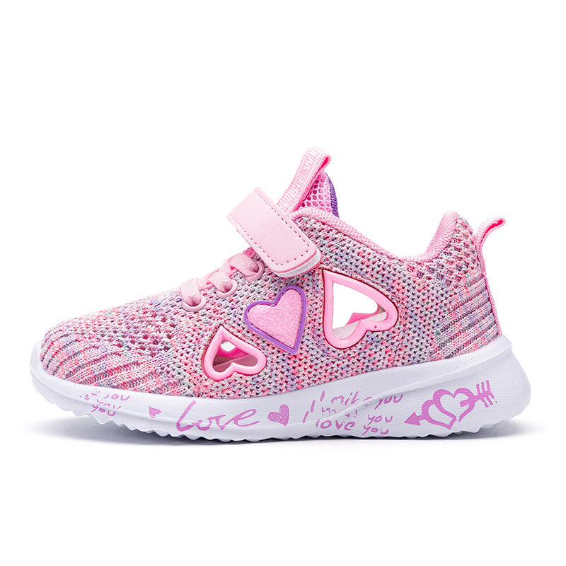 Casual Shoes Light Mesh Sneakers Kids Summer Children Fashion Tenis Cute Sport Cartoon Female Running Sock Footwear Image