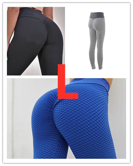 Plaid Leggings Fitness Yoga Pants Women's Seamless High Waist Leggings Breathable Gym Image