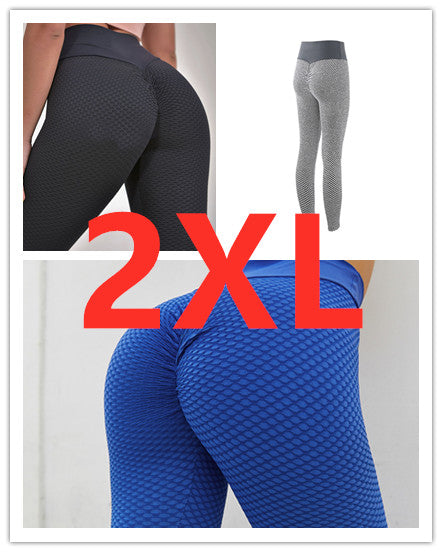 Plaid Leggings Fitness Yoga Pants Women's Seamless High Waist Leggings Breathable Gym Image