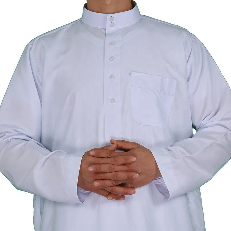 Islamic Men'S Clothing Arab Men'S Robe Ramadan Worship Robe Image