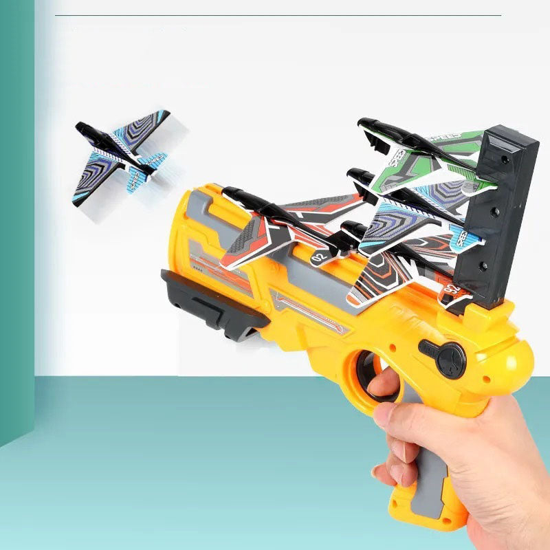 Children's Outdoor Boy Toys Hand Throwing Spin Glider Model Launcher Image