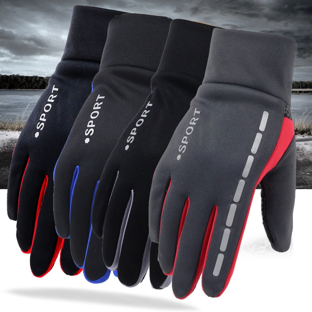 Outdoor Driving Men's Sports Fitness Autumn And Winter Cycling Gloves