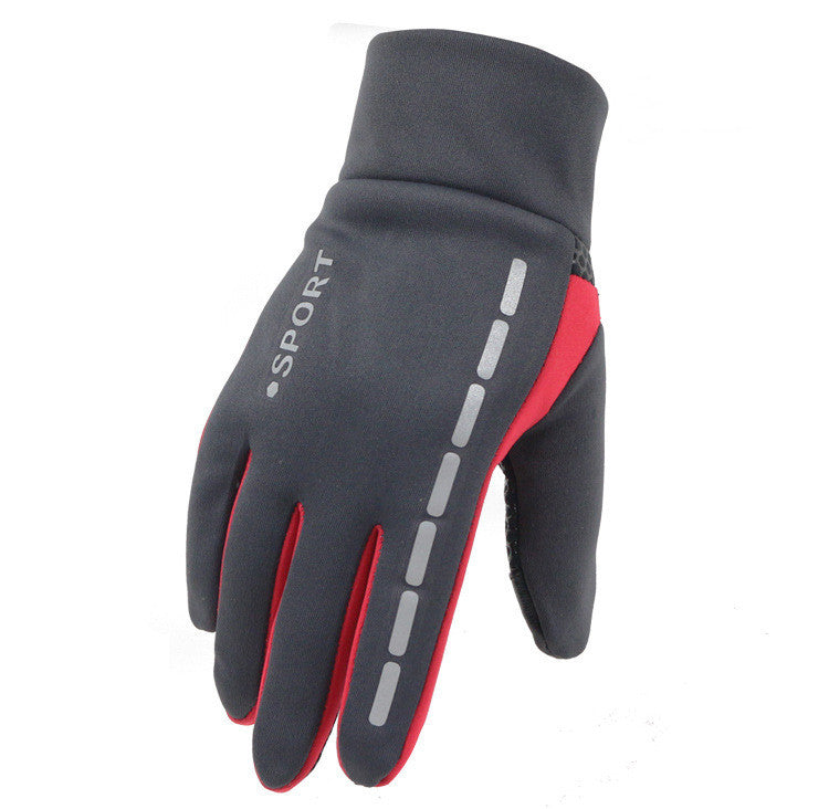 Outdoor Driving Men's Sports Fitness Autumn And Winter Cycling Gloves Image