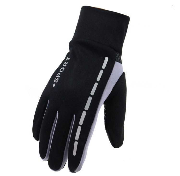 Outdoor Driving Men's Sports Fitness Autumn And Winter Cycling Gloves Image