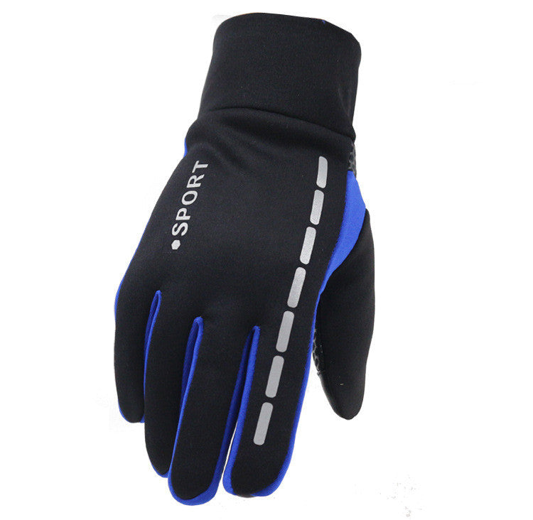 Outdoor Driving Men's Sports Fitness Autumn And Winter Cycling Gloves Image