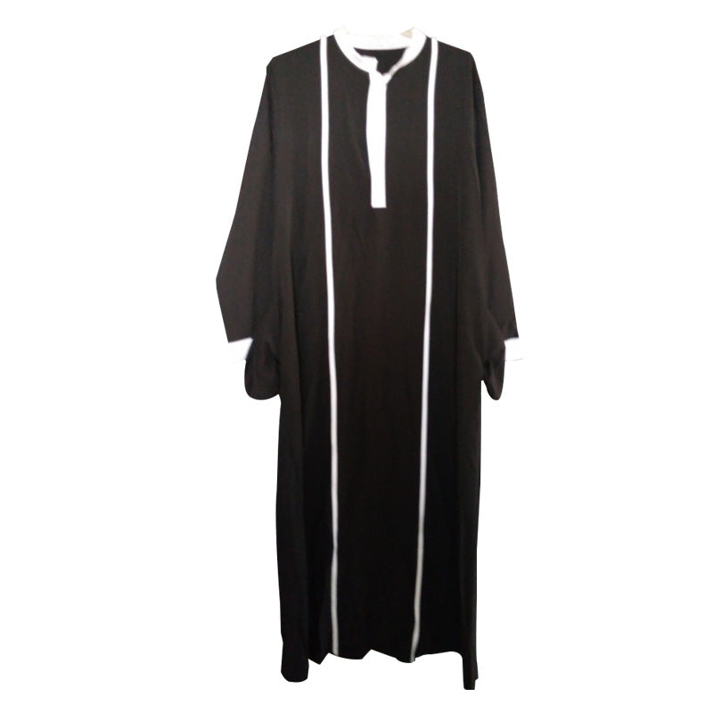 Muslim Costume Halloween Long Sleeve C Suit Kaftan Islamic Jubba Costume Robe Image