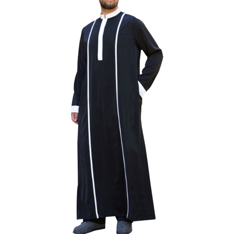 Muslim Costume Halloween Long Sleeve C Suit Kaftan Islamic Jubba Costume Robe Image