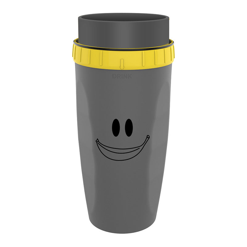 No Cover Twist Cup Travel Portable Cup Double Insulation Tumbler Straw Sippy Water Bottles Portable For Children Adults Image