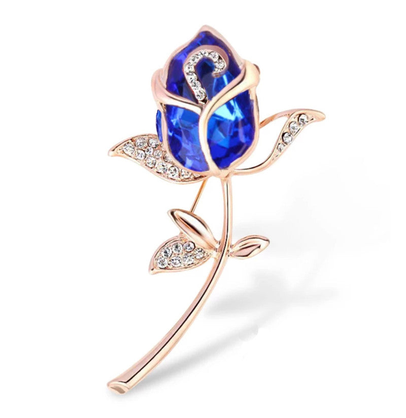 Temperament Crystal All-match Brooch Alloy Jewelry Ladies Wear Corsage Image