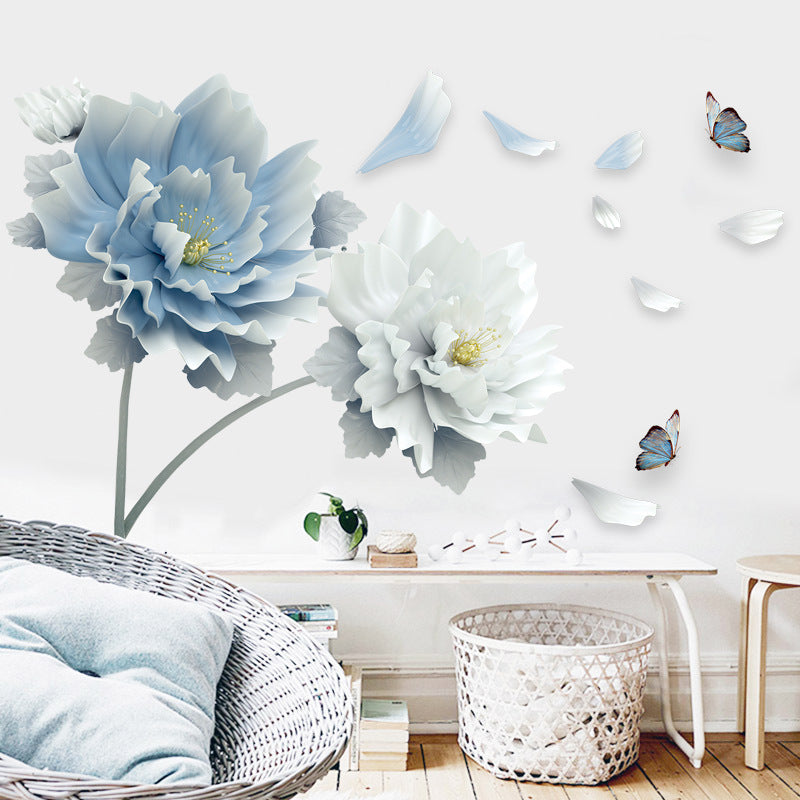 Bedroom Bedside Wall Sticker Wallpaper Image