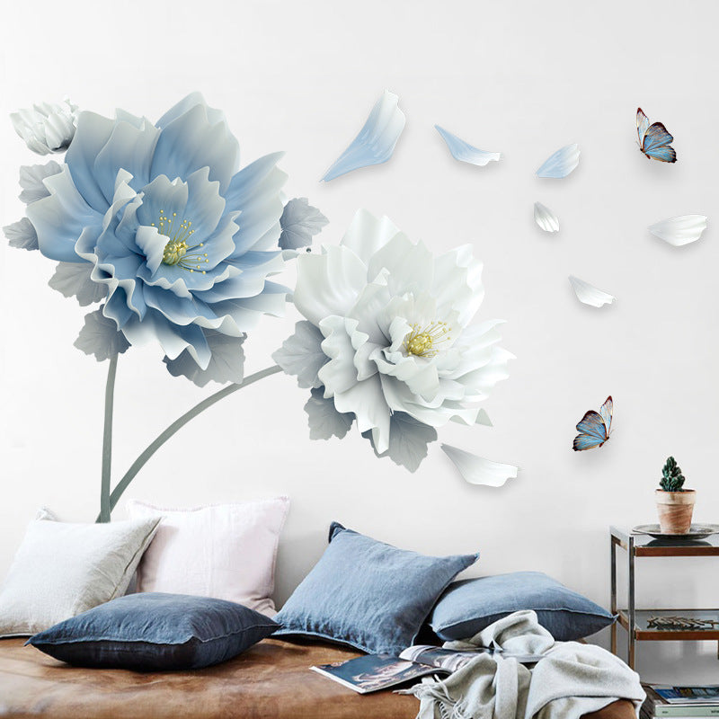 Bedroom Bedside Wall Sticker Wallpaper Image